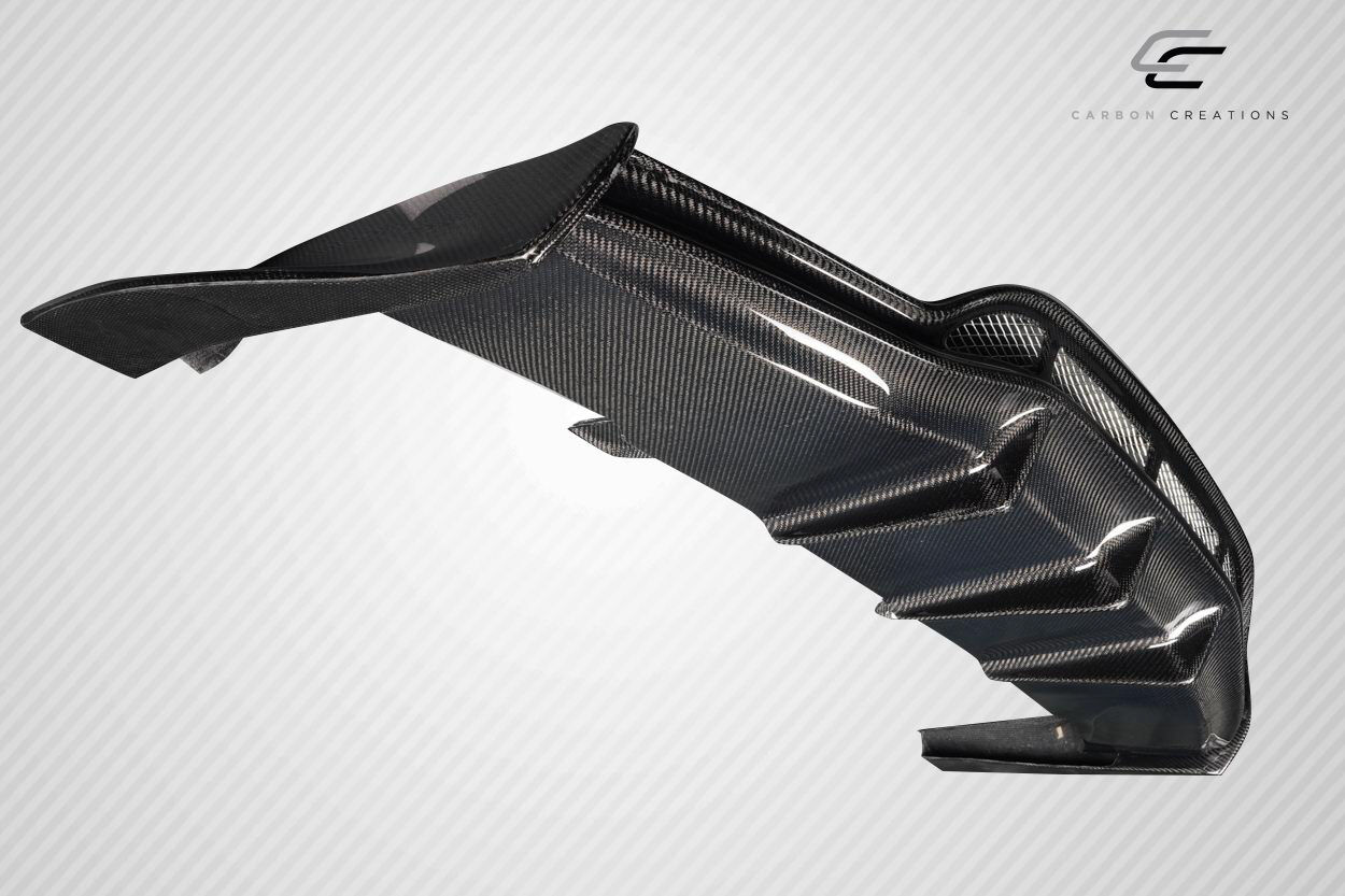 2015-2020 Mercedes C Class W205 Carbon Fiber Weaver Sport Rear Diffuser - 3 Pieces