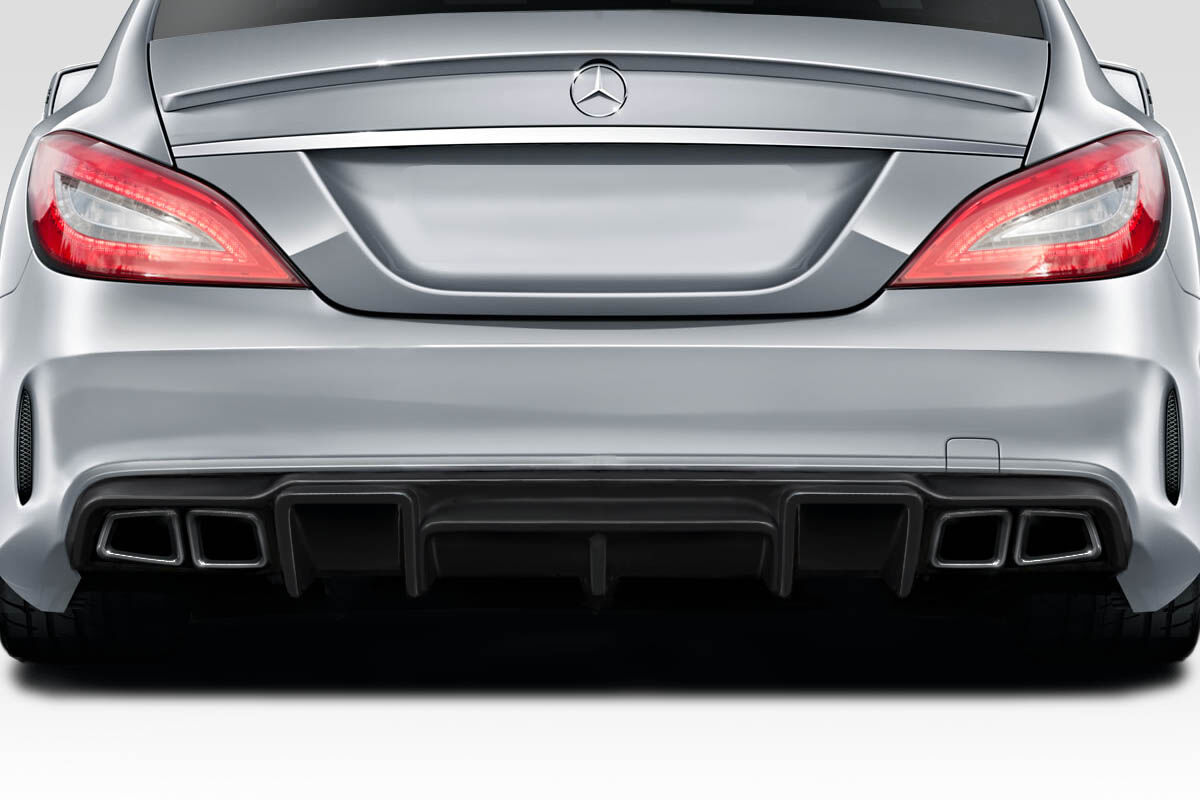 Duraflex Heaves Style Fiberglass/FRP Rear Bumper Lip/Add On for 2012-2018 Mercedes CLS63 - 118274