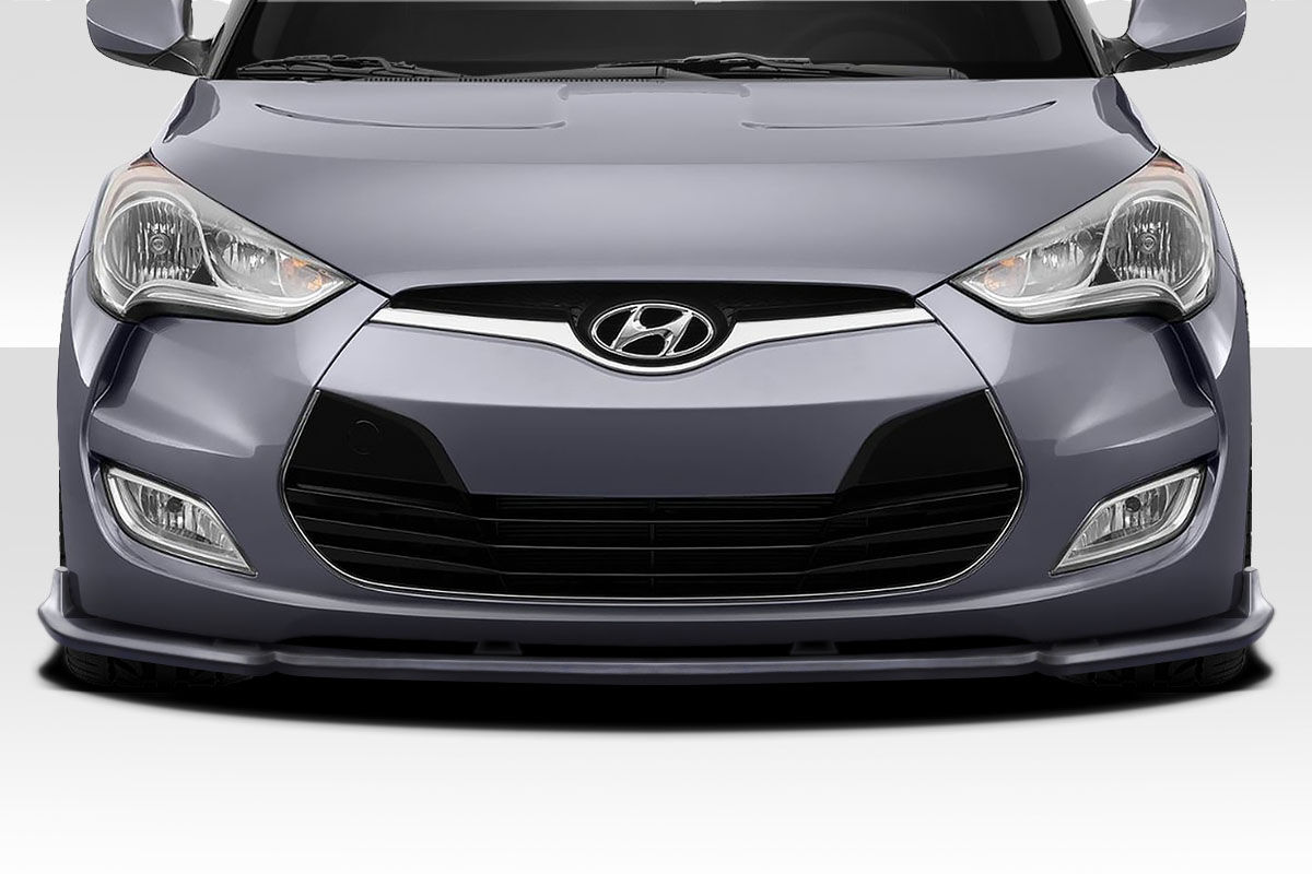 Duraflex Bailer Style Fiberglass/FRP Front Bumper Lip/Add On for 2012-2017 Hyundai Veloster - 118276