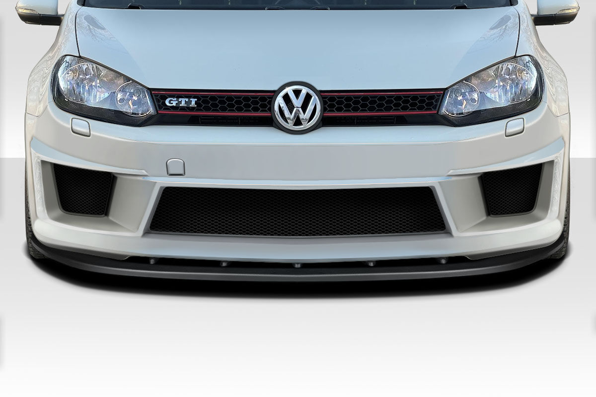 Duraflex Rabbet Style Fiberglass/FRP Front Bumper Lip/Add On for 2010-2014 Volkswagen Golf - 118313