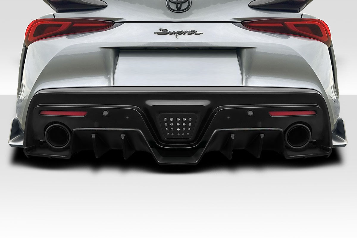 Duraflex Junto Style Fiberglass/FRP Rear Bumper Lip/Add On for 2019-2023 Toyota Supra - 118330