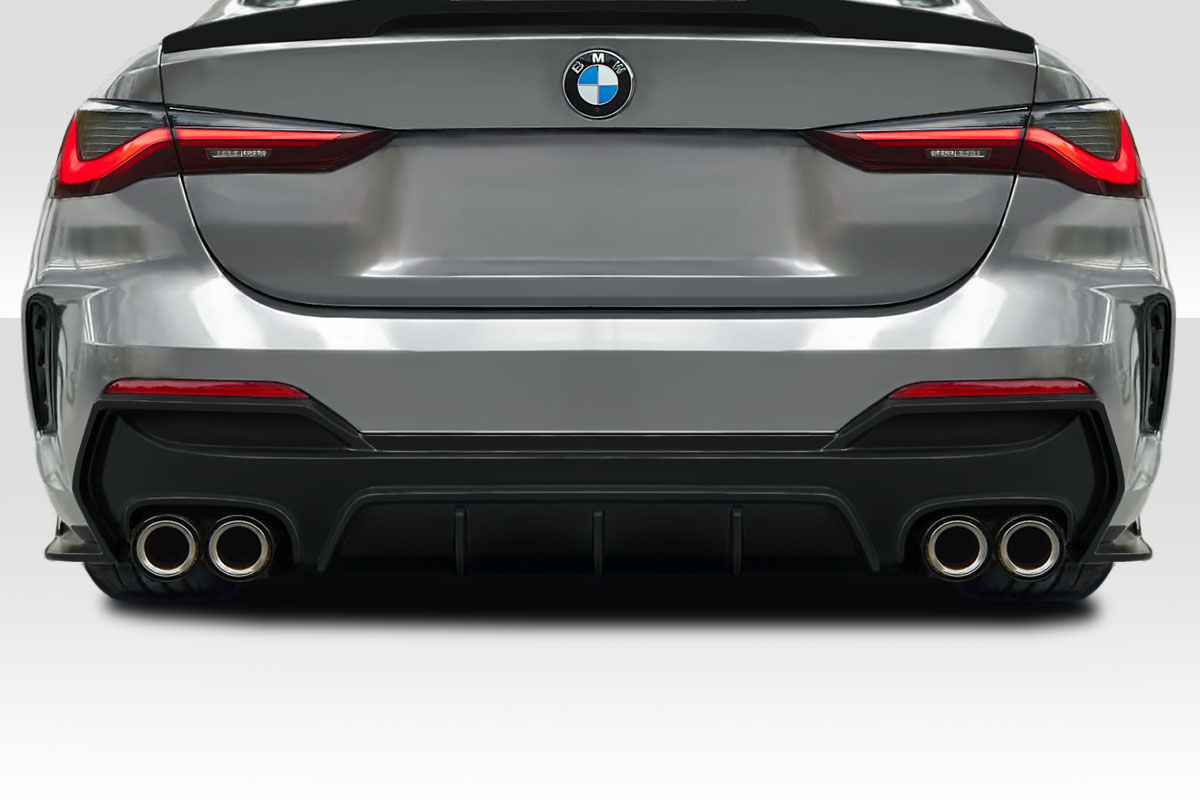 Duraflex Avast Style Fiberglass/FRP Rear Bumper Lip/Add On for 2021-2022 BMW 4 Series - 118421
