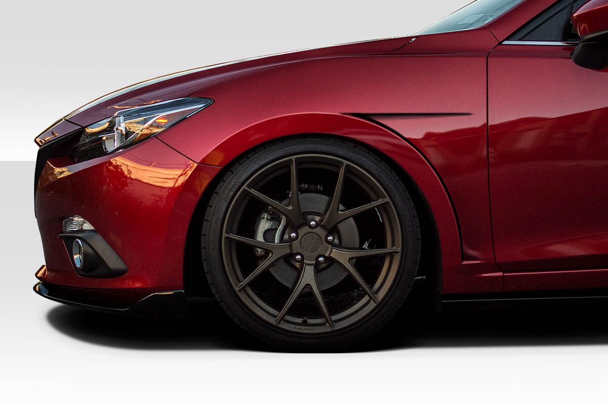 Duraflex Macer Style Fiberglass/FRP Fenders for 2014-2018 Mazda 3 - 118427