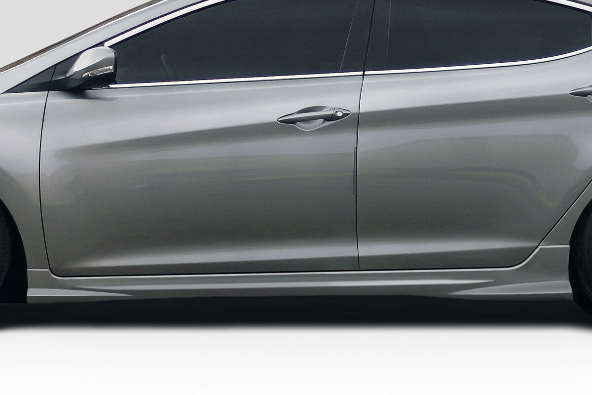 Duraflex Elaver Style Fiberglass/FRP Side Skirts for 2011-2013 Hyundai Elantra - 118459