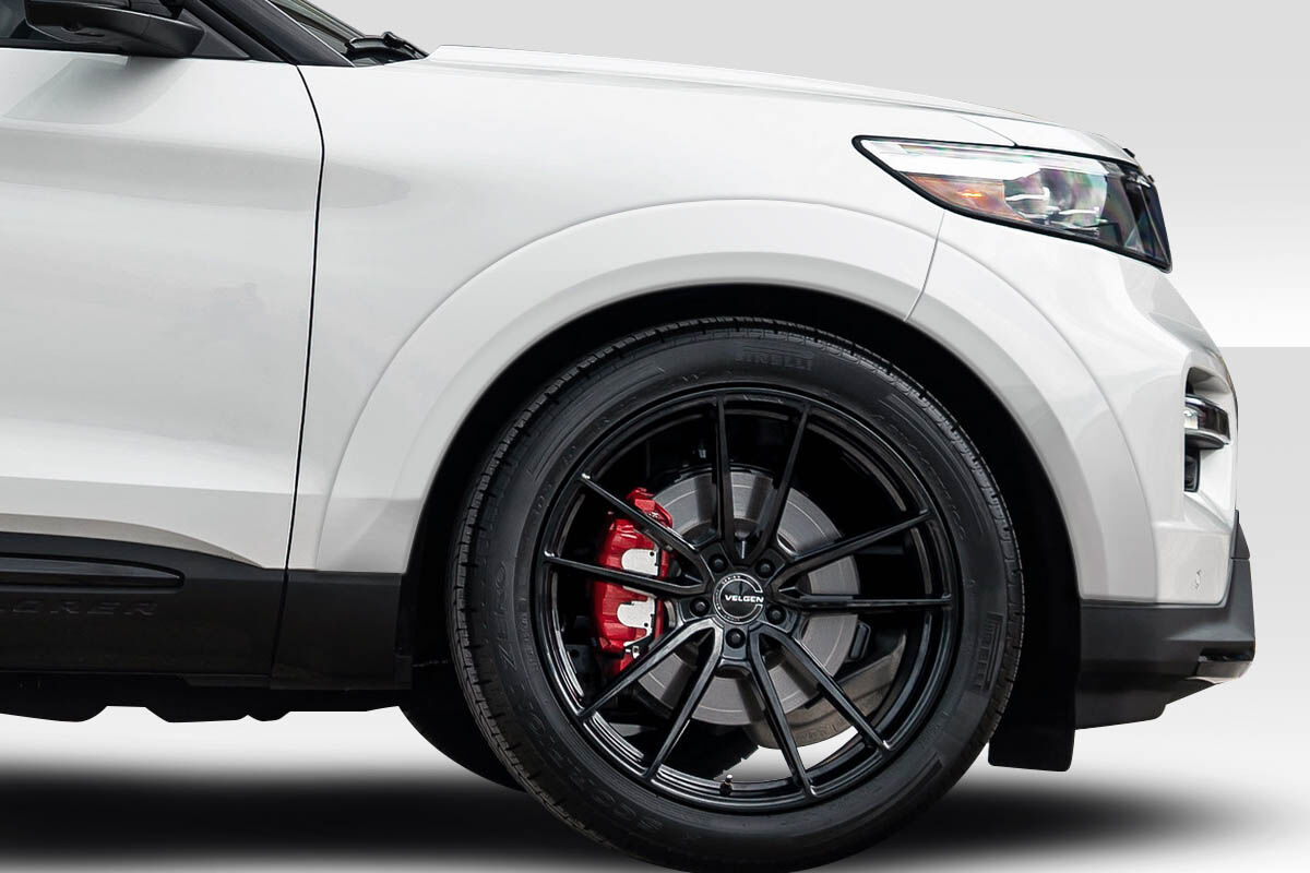 Duraflex Warder Style Fiberglass/FRP Fender Flares for 2020-2022 Ford Explorer - 118480