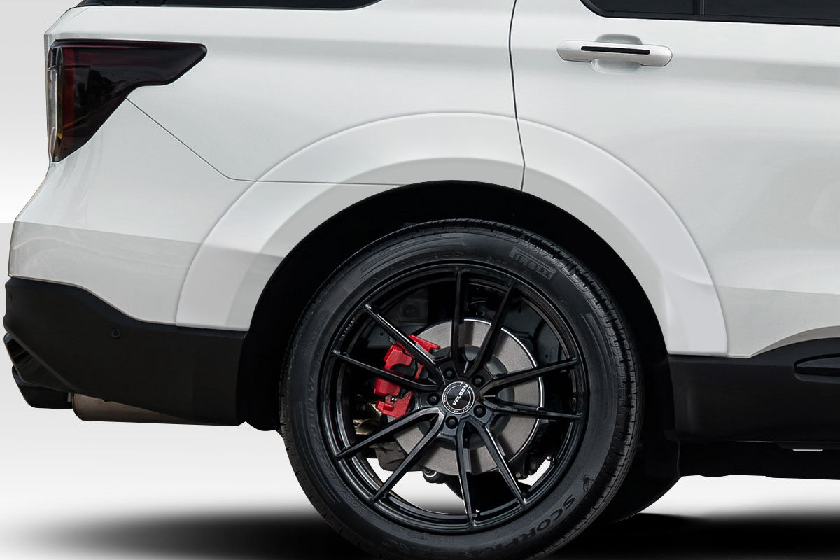 Duraflex Warder Style Fiberglass/FRP Fender Flares for 2020-2022 Ford Explorer - 118482