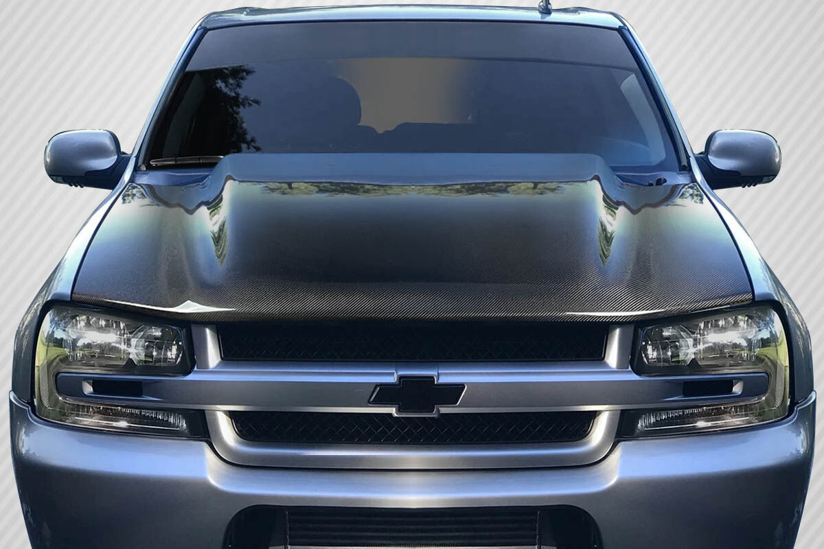 Carbon Creations Cowl Style Carbon Fiber Hood for 2002-2008 Chevrolet Trailblazer - 118510