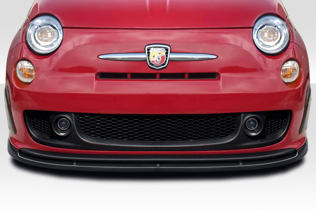 Duraflex Abuna Style Fiberglass/FRP Front Bumper Lip/Add On for 2012-2019 Fiat 500 - 118513