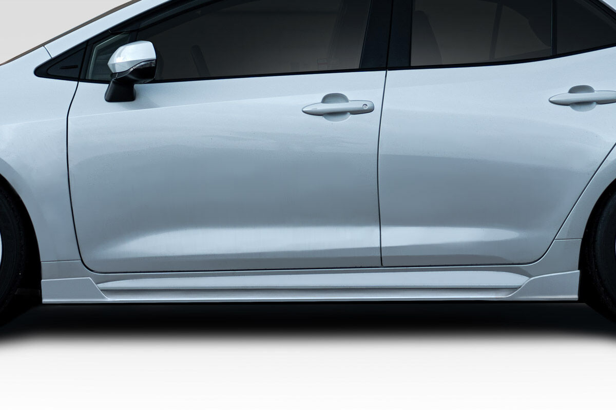 Duraflex Kora Style Fiberglass/FRP Side Skirts for 2019-2022 Toyota Corolla HB. - 118539