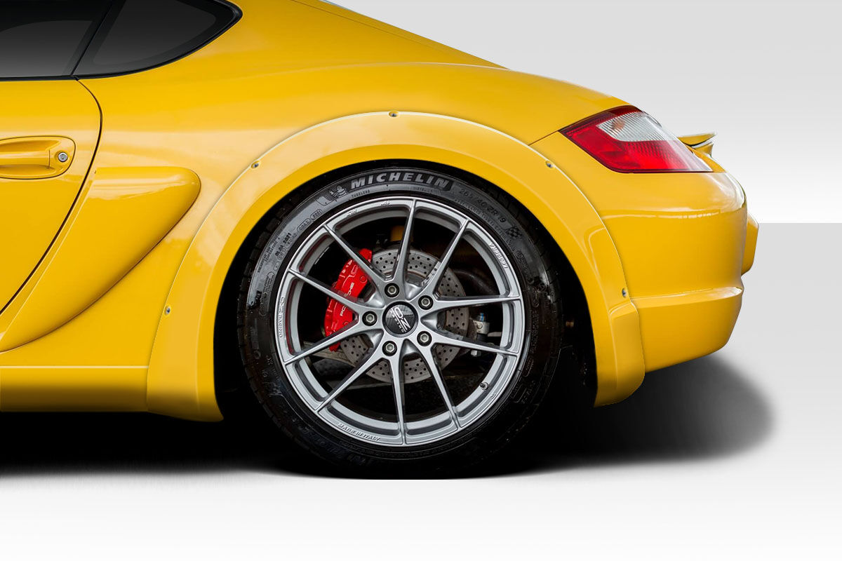 Duraflex Marta Style Fiberglass/FRP Fender Flares for 2006-2012 Porsche Cayman - 118561