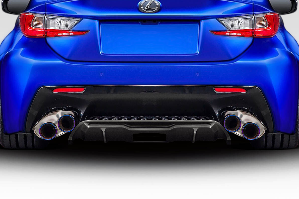 Duraflex Emery Style Fiberglass/FRP Rear Bumper Lip/Add On for 2015-2019 Lexus RC-F - 118573