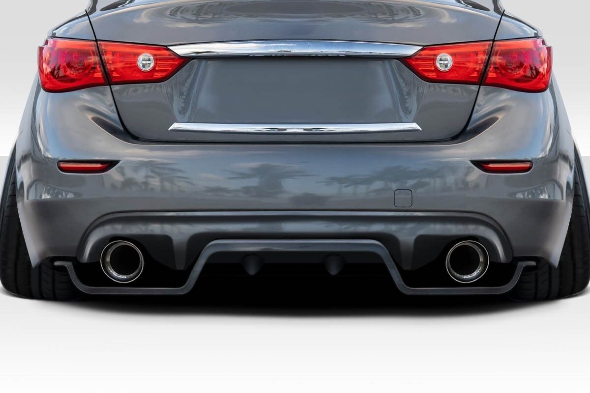Duraflex Bulba Style Fiberglass/FRP Rear Bumper Lip/Add On for 2014-2023 Infiniti Q50 - 118616