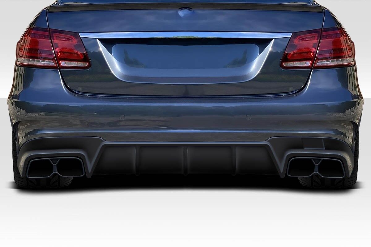 Duraflex Twiller Style Fiberglass/FRP Rear Bumper Lip/Add On for 2014-2016 Mercedes E Class - 118618
