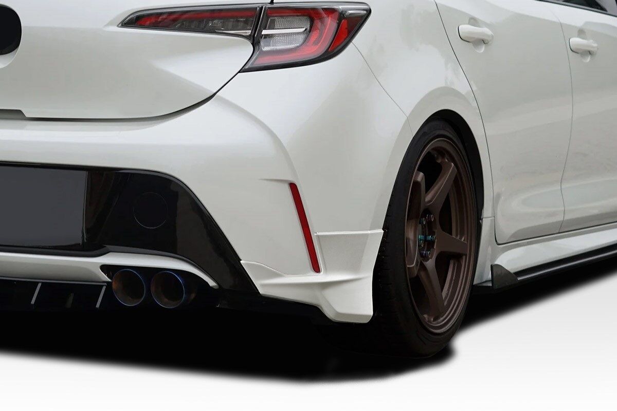 Duraflex Medula Style Fiberglass/FRP Rear Bumper Lip/Add On for 2019-2023 Toyota Corolla HB. - 118668