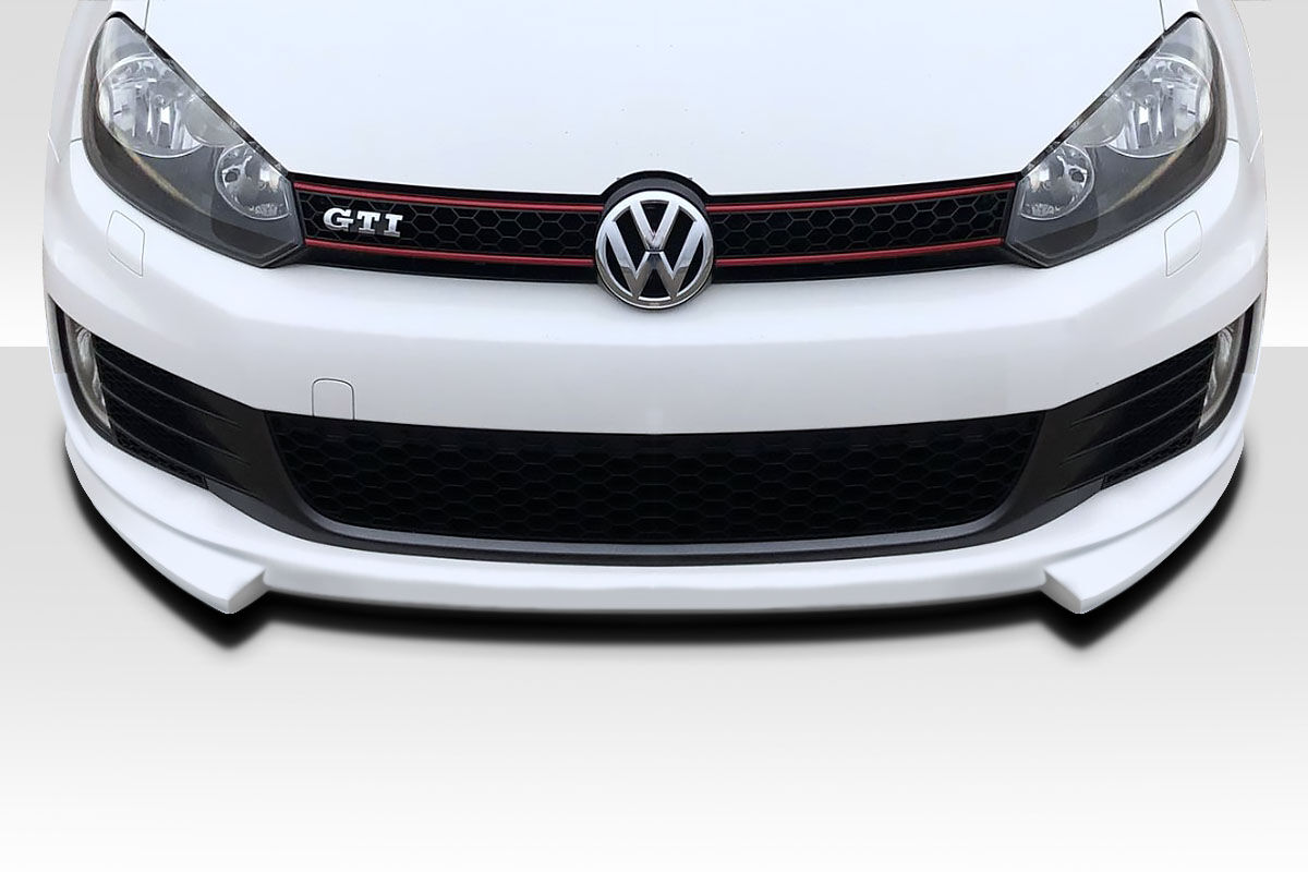 Duraflex Victory Style Fiberglass/FRP Front Bumper Lip/Add On for 2010-2014 Volkswagen Golf - 118712