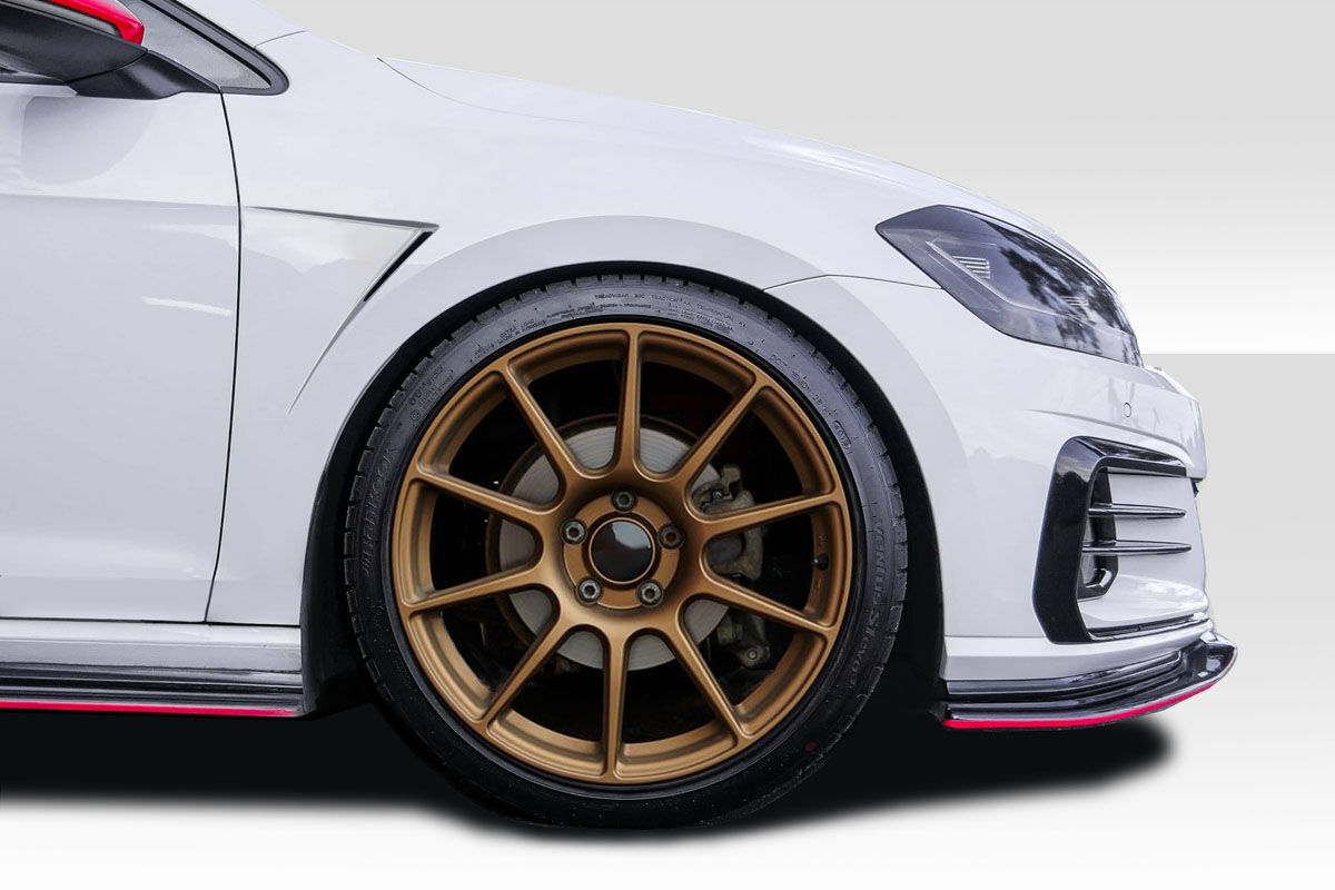 Duraflex GT Concept Style Fiberglass/FRP Fenders for 2015-2021 Volkswagen Golf - 118804