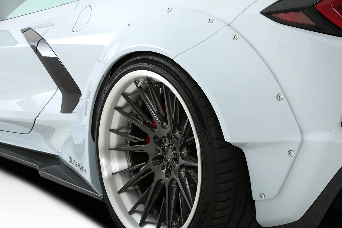 2020-2023 Chevrolet Corvette C8 Duraflex Gran Veloce Wide Body Kit - 11 Pieces