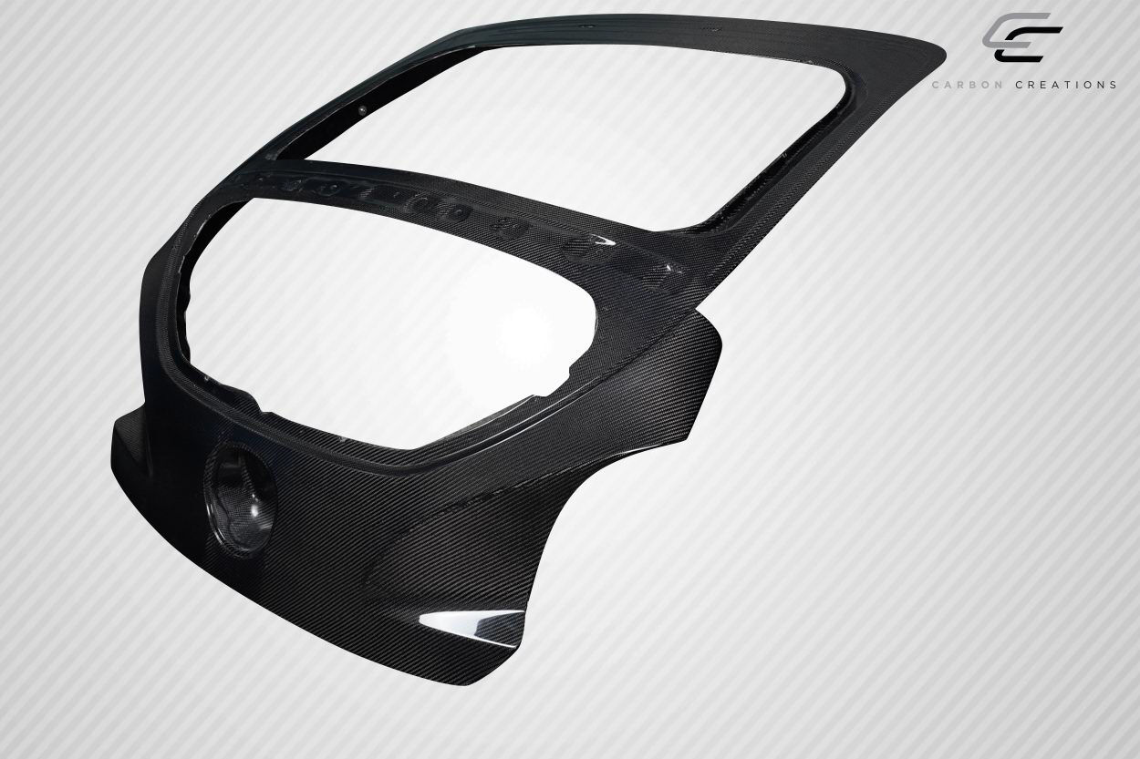 2012-2017 Hyundai Veloster Carbon Fiber OEM Look Rear Hatch - 1 Piece