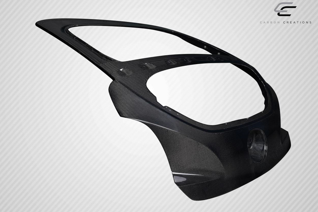 2012-2017 Hyundai Veloster Carbon Fiber OEM Look Rear Hatch - 1 Piece
