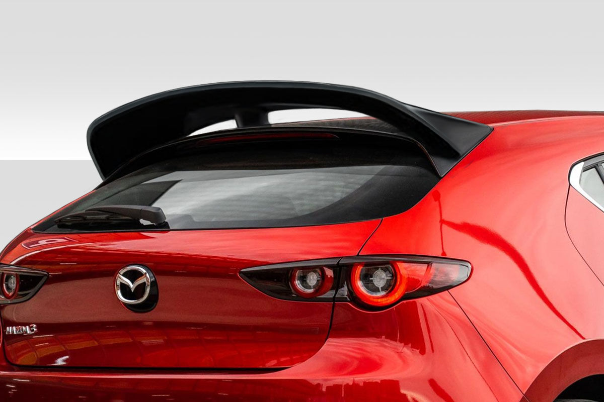 Duraflex Elements Style Fiberglass/FRP Spoiler/Wing for 2019-2023 Mazda 3 - 118889