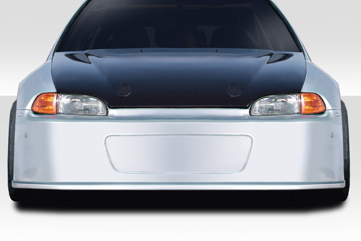 Duraflex Road Racer Style Fiberglass/FRP Front Bumper for 1992-1995 Honda Civic - 118948