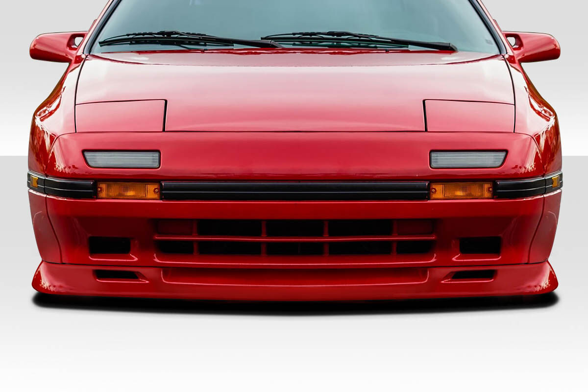 Duraflex Zavella Style Fiberglass/FRP Front Bumper Lip/Add On for 1986-1991 Mazda RX7 - 119011