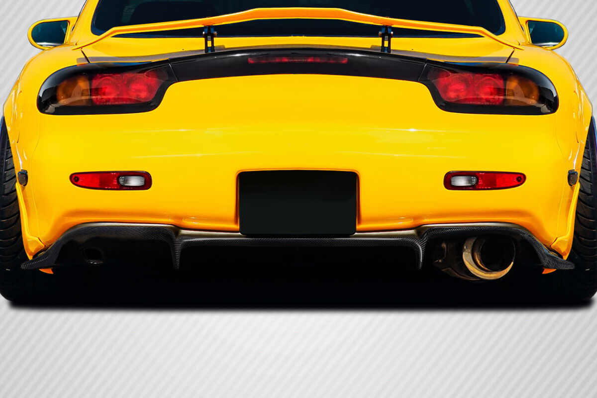 Carbon Creations GT Spec Style Carbon Fiber Rear Bumper Lip/Add On for 1993-1997 Mazda RX7 - 119026