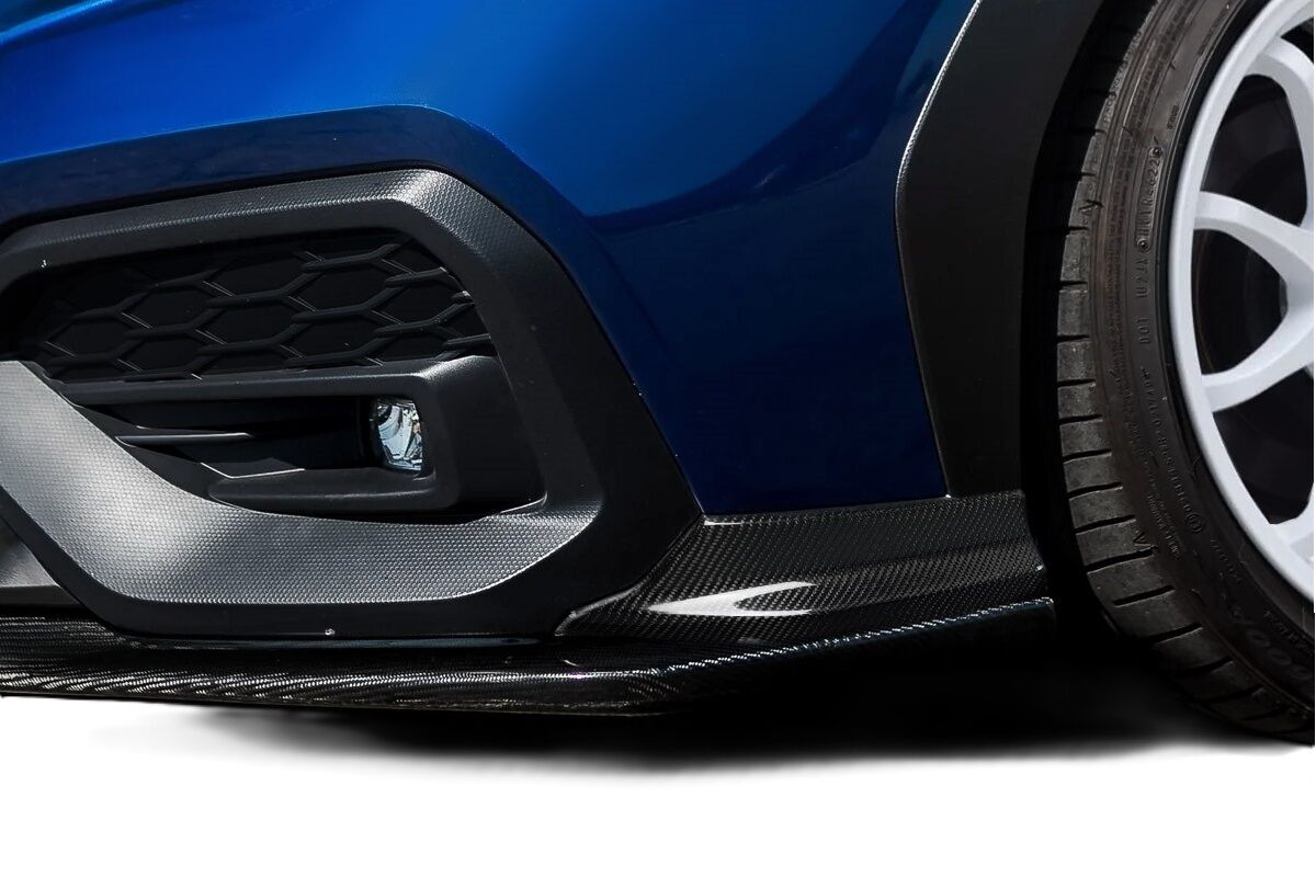 Carbon Creations STI Look Style Carbon Fiber Front Bumper Lip/Add On for 2022-2023 Subaru WRX - 119027