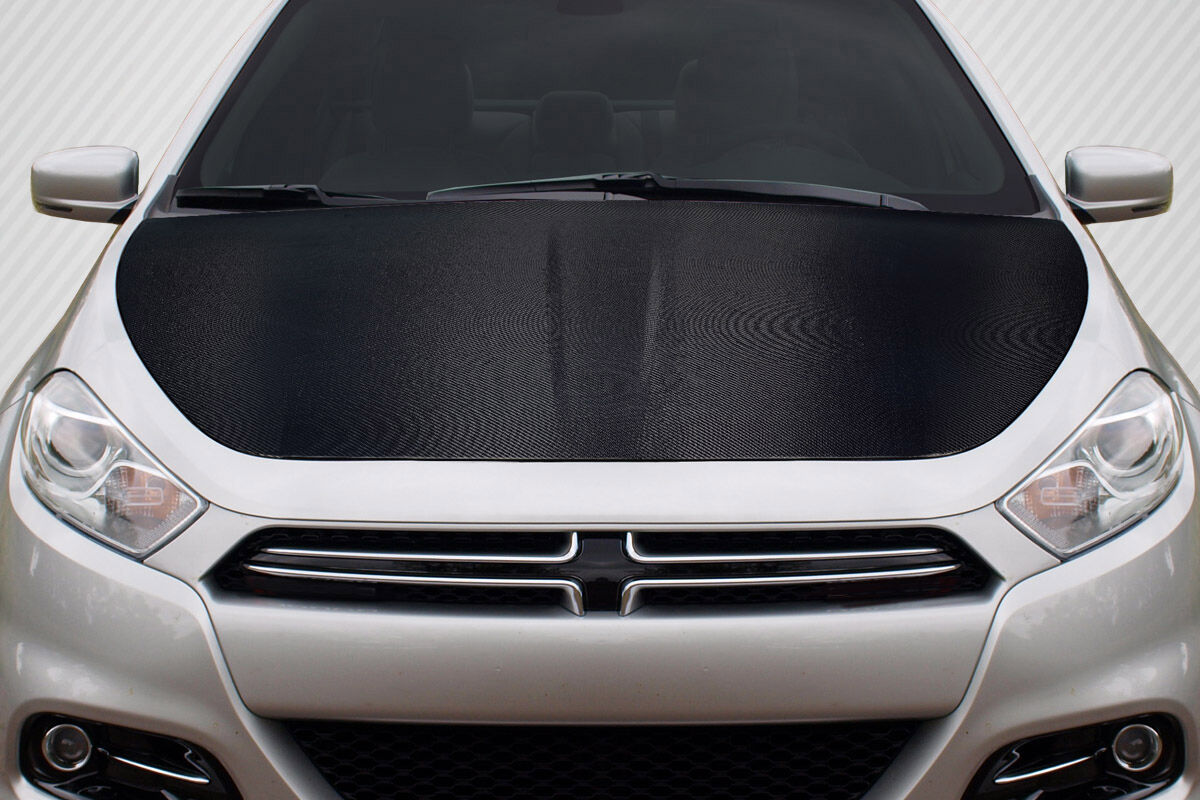 Carbon Creations OEM Look Style Carbon Fiber Hood for 2013-2016 Dodge Dart - 119047