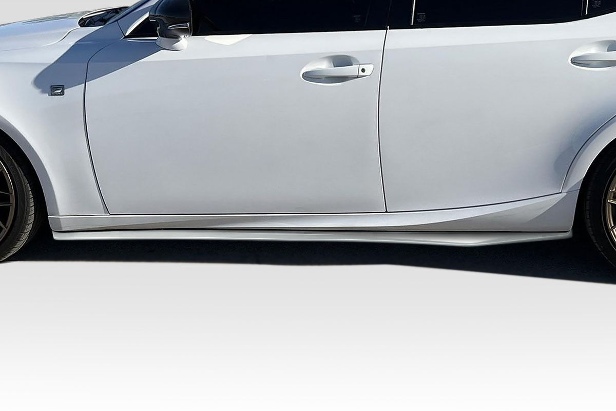Duraflex Gervana Style Fiberglass/FRP Side Skirts for 2014-2020 Lexus IS - 119050