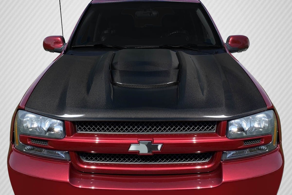 Carbon Creations ZR1 V2 Style Carbon Fiber Hood for 2002-2008 Chevrolet Trailblazer - 119055