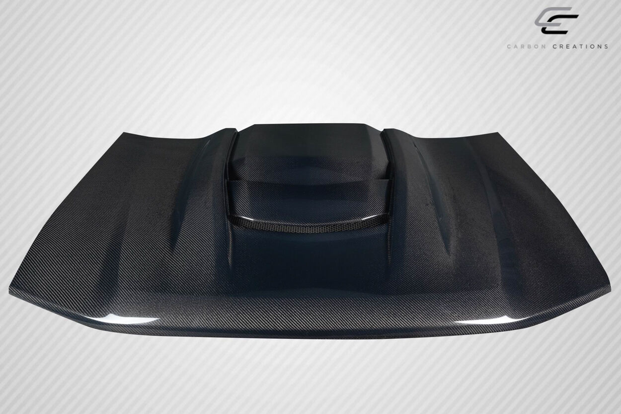 2002-2008 Chevrolet Trailblazer Carbon Fiber ZR1 V2 Look Hood - 1 Piece