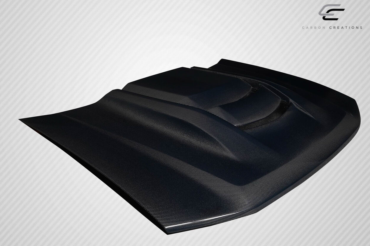 2002-2008 Chevrolet Trailblazer Carbon Fiber ZR1 V2 Look Hood - 1 Piece