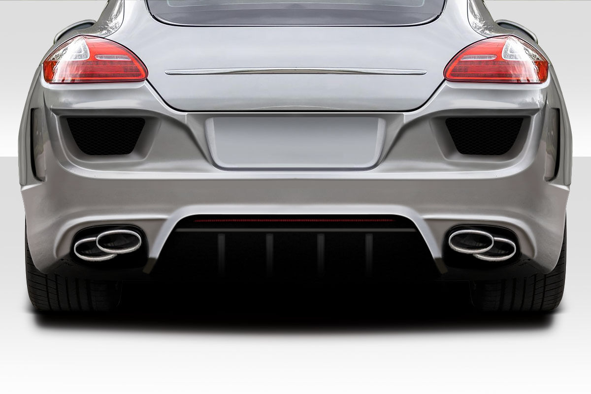 Duraflex Aiming Style Fiberglass/FRP Rear Bumper for 2010-2013 Porsche Panamera - 119101