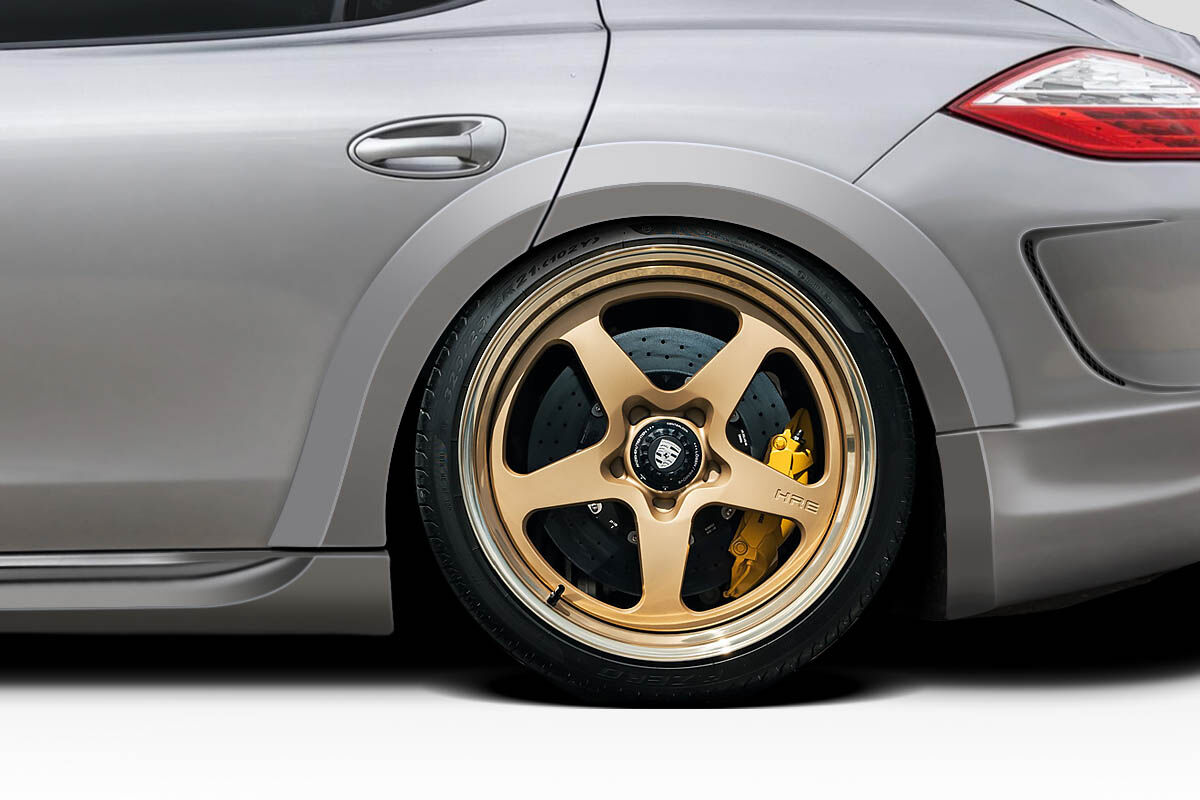 Duraflex Aiming Style Fiberglass/FRP Fender Flares for 2010-2013 Porsche Panamera - 119102