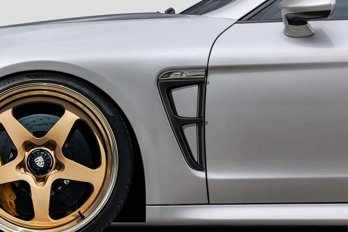 Duraflex Aiming Style Fiberglass/FRP Fenders for 2010-2013 Porsche Panamera - 119103