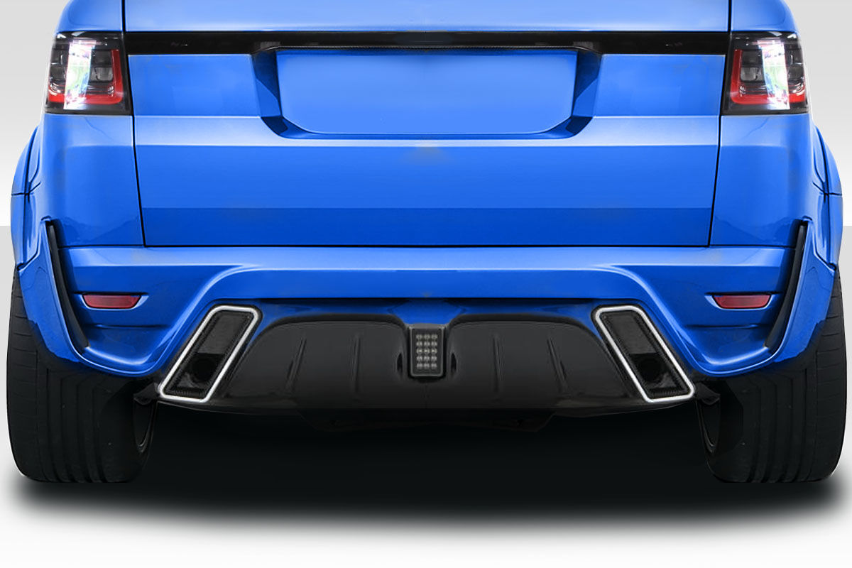 Duraflex Sollera Style Fiberglass/FRP Rear Bumper for 2014-2017 Land Rover Range Rover Sport - 119113