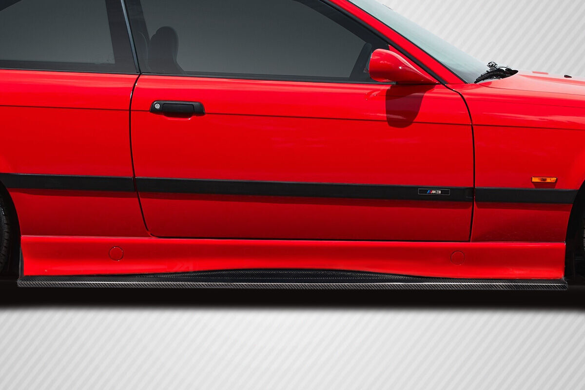 Carbon Creations Motive Style Carbon Fiber Side Skirts for 1992-1998 BMW M3 - 119143