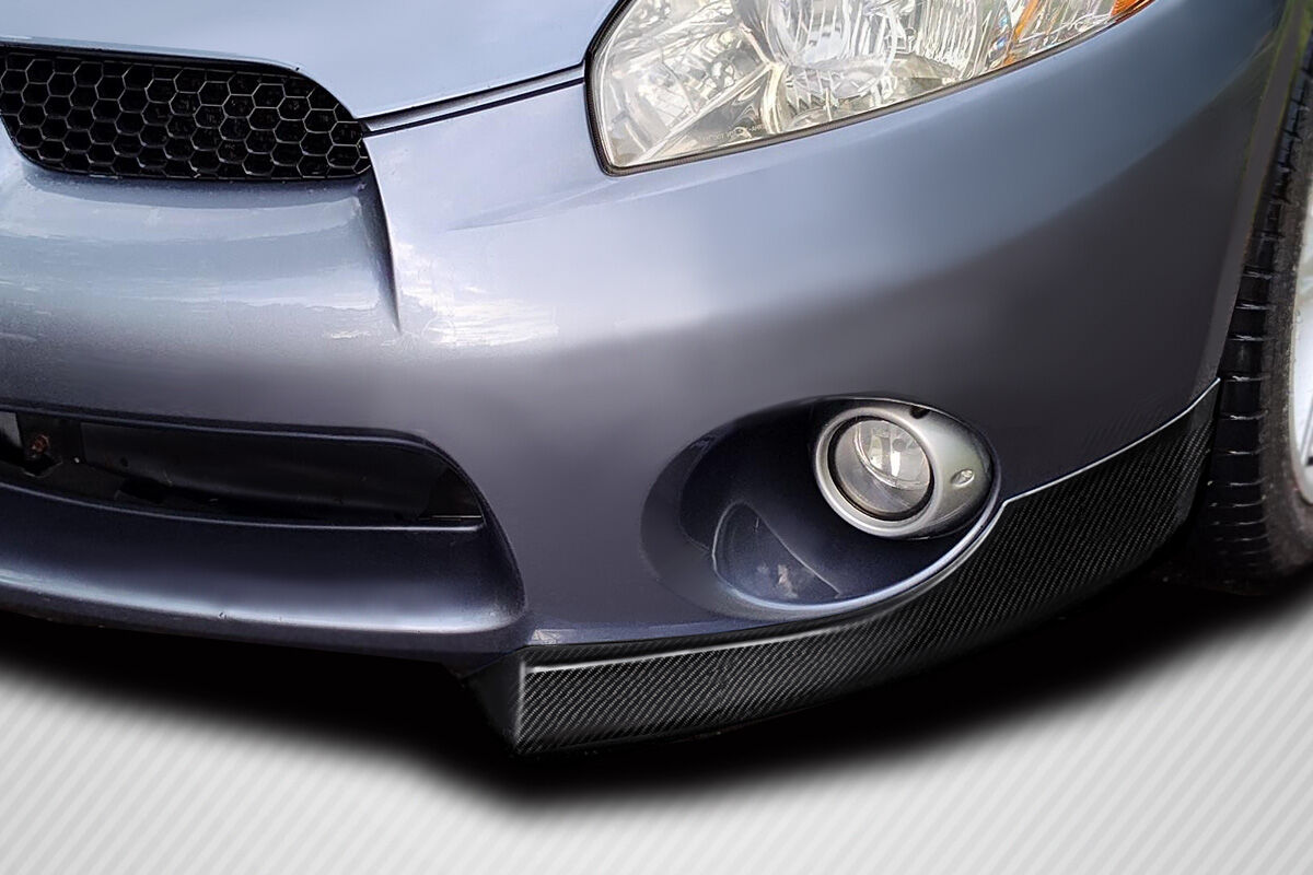 Carbon Creations Proven Style Carbon Fiber Front Bumper Lip/Add On for 2006-2008 Mitsubishi Eclipse - 119147