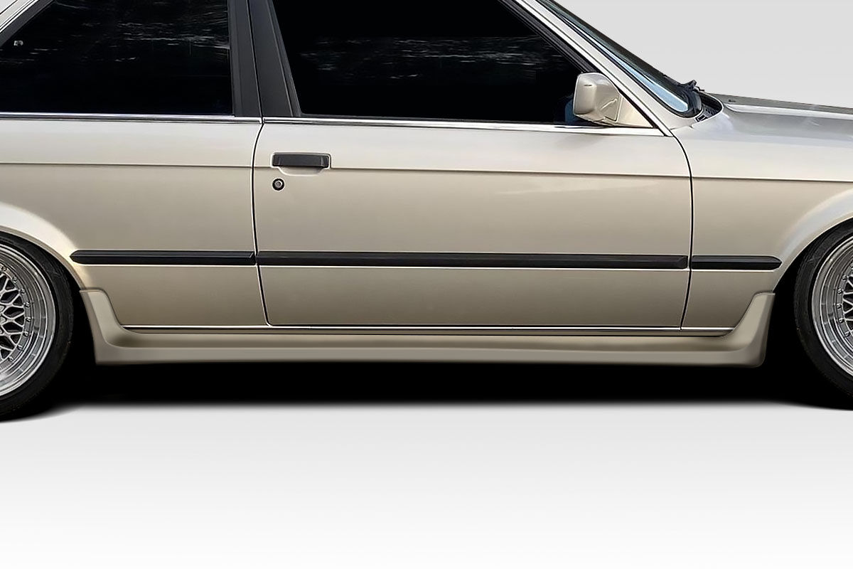 Duraflex Unplugged Style Fiberglass/FRP Side Skirts for 1984-1991 BMW 3 Series - 119168