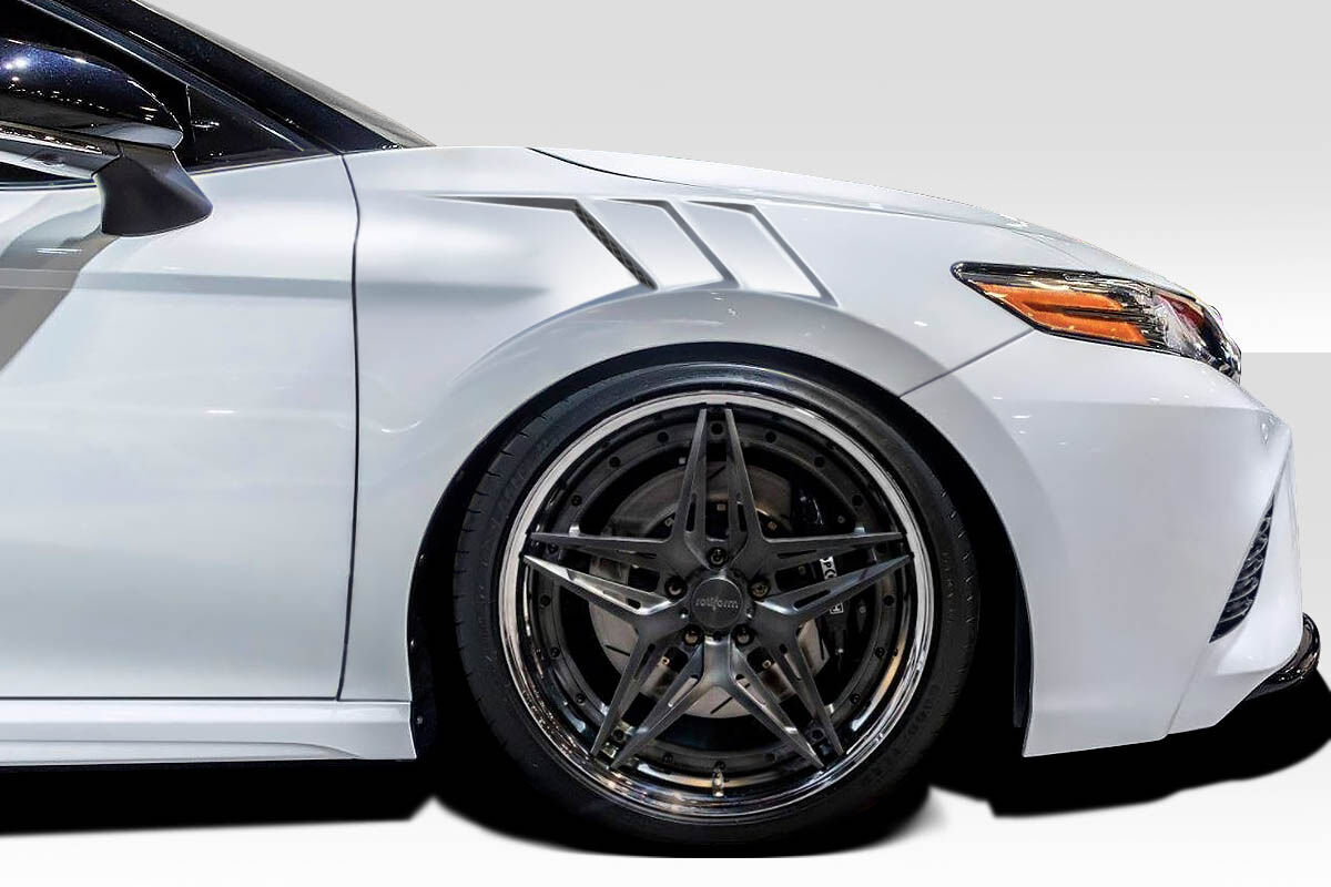 Duraflex Kapora Style Fiberglass/FRP Fenders for 2018-2024 Toyota Camry - 119195