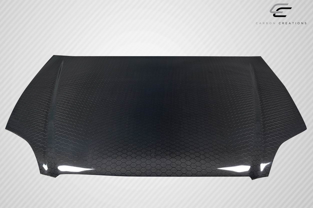 1999-2000 Honda Civic Carbon Fiber Geo6ix Dritech OEM Look Hood - 1 Piece