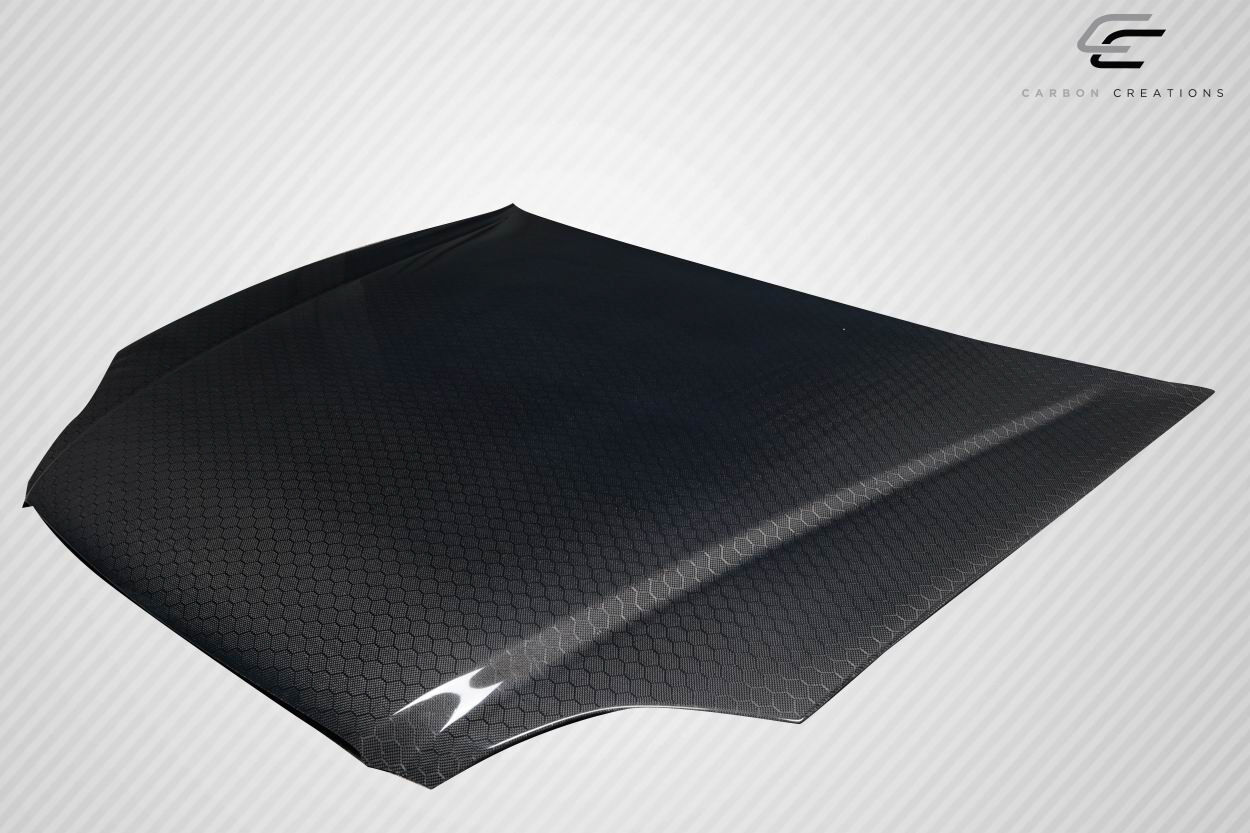 1999-2000 Honda Civic Carbon Fiber Geo6ix Dritech OEM Look Hood - 1 Piece