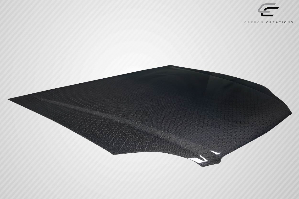 1999-2000 Honda Civic Carbon Fiber Geo6ix Dritech OEM Look Hood - 1 Piece