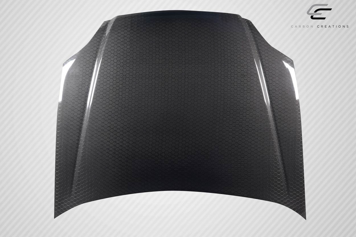 1999-2000 Honda Civic Carbon Fiber Geo6ix Dritech OEM Look Hood - 1 Piece
