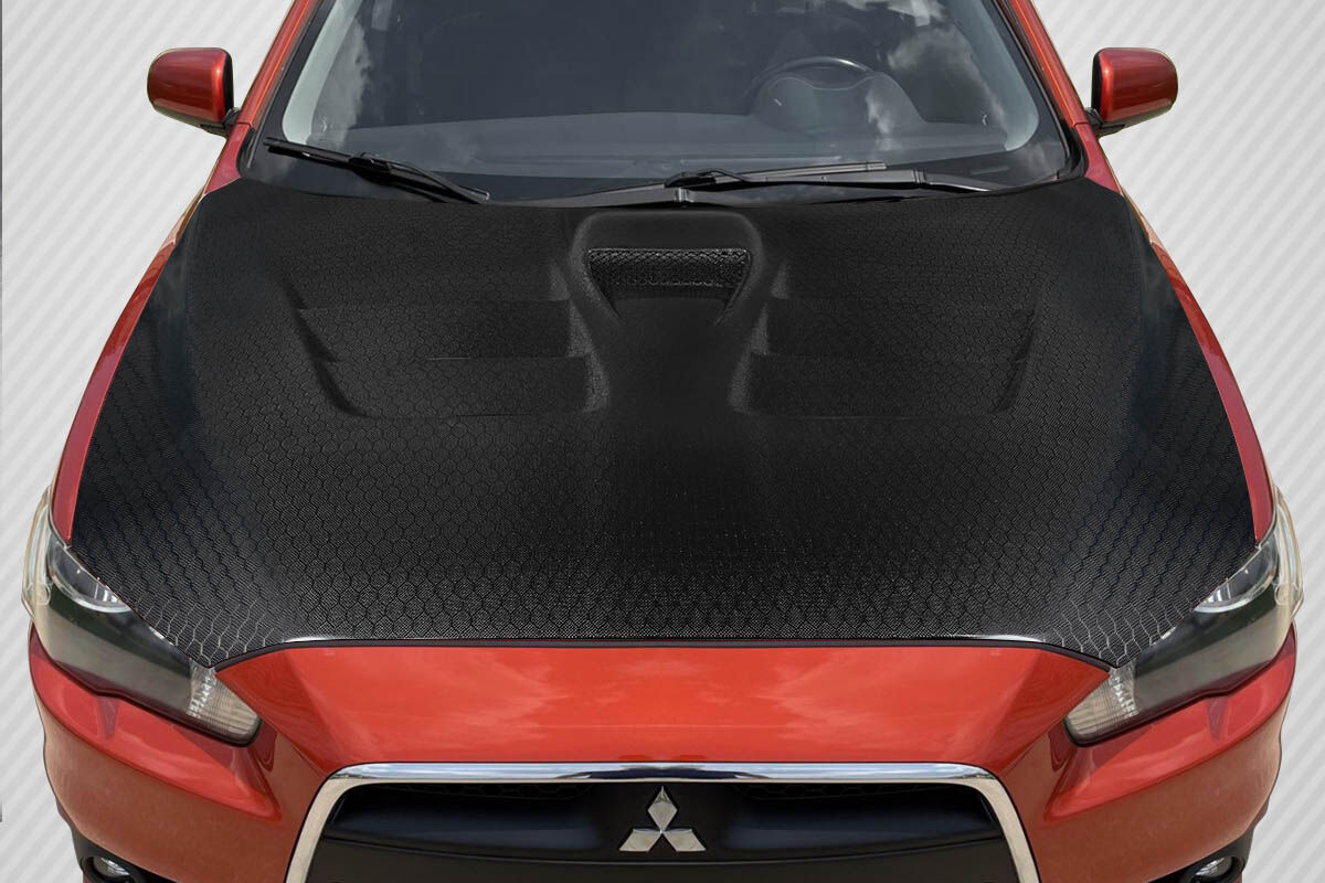 Carbon Creations GT Concept Style Infusion Carbon Fiber Hood for 2008-2017 Mitsubishi Evolution - 119200