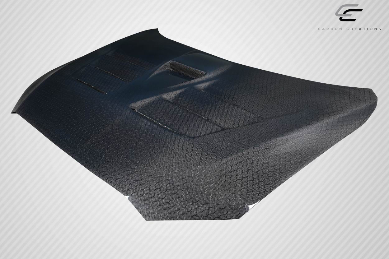 2008-2017 Mitsubishi Lancer / Lancer Evolution 10 Lancer Carbon Fiber Geo6ix Dritech GT Concept Hood - 1 Piece
