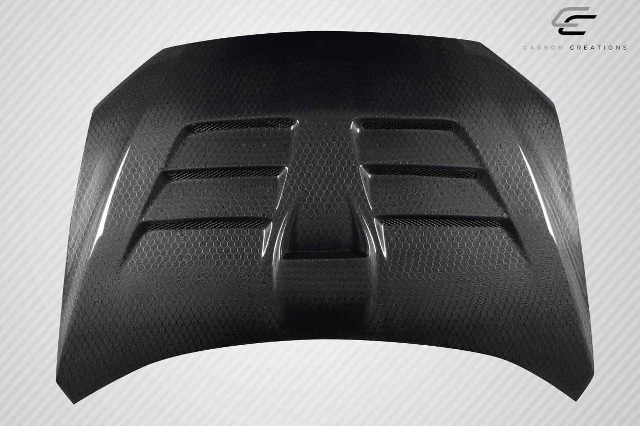2008-2017 Mitsubishi Lancer / Lancer Evolution 10 Lancer Carbon Fiber Geo6ix Dritech GT Concept Hood - 1 Piece