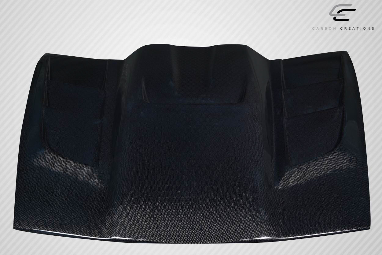 2005-2013 Chevrolet Corvette C6 Carbon Fiber Geo6ix Dritech ZR Edition 2 Hood - 1 Piece