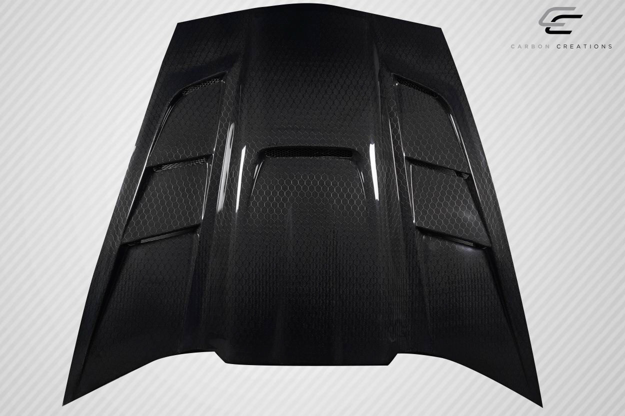 2005-2013 Chevrolet Corvette C6 Carbon Fiber Geo6ix Dritech ZR Edition 2 Hood - 1 Piece